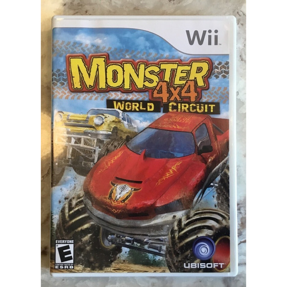 Monster 4x4 World Circuit Nintendo Wii 2006 Complete w/ Manual - Tested/ Working - Picture 1 of 5